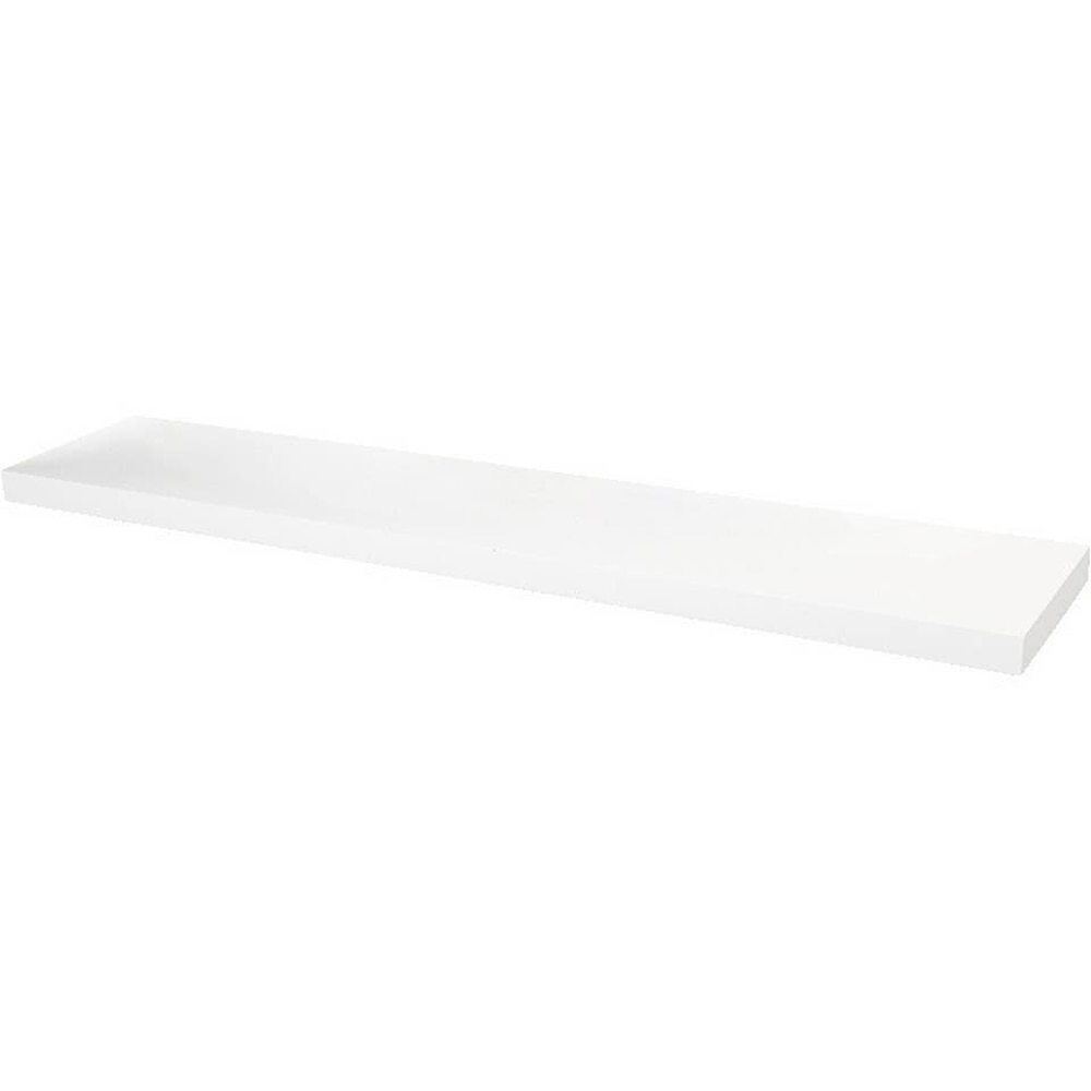 Polita GOODHOME Cusko, melamina, 118 x 23.5 x 3.8 cm, alb