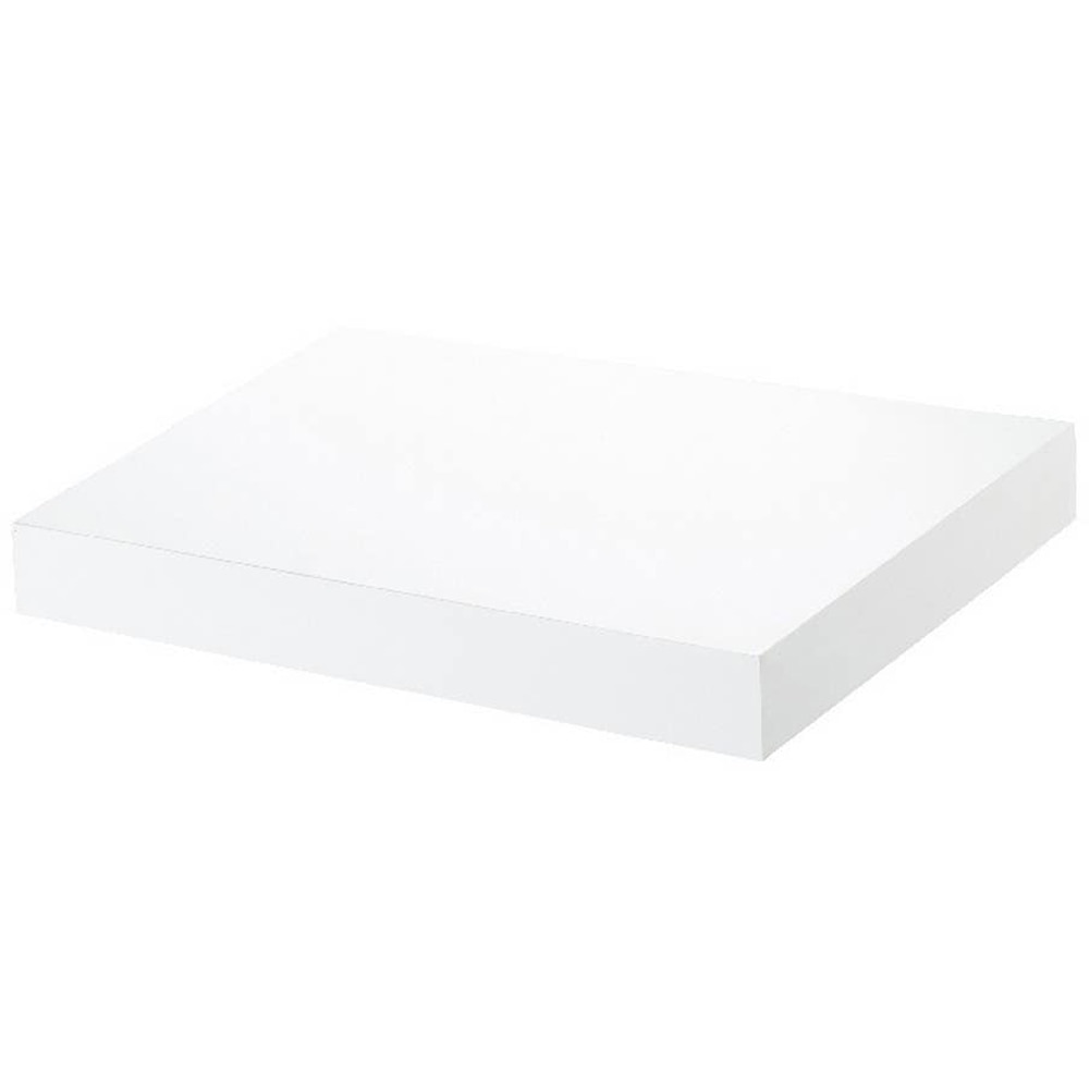 Polita GOODHOME Cusko, melamina, 30 x 23.5 x 3.8 cm, alb