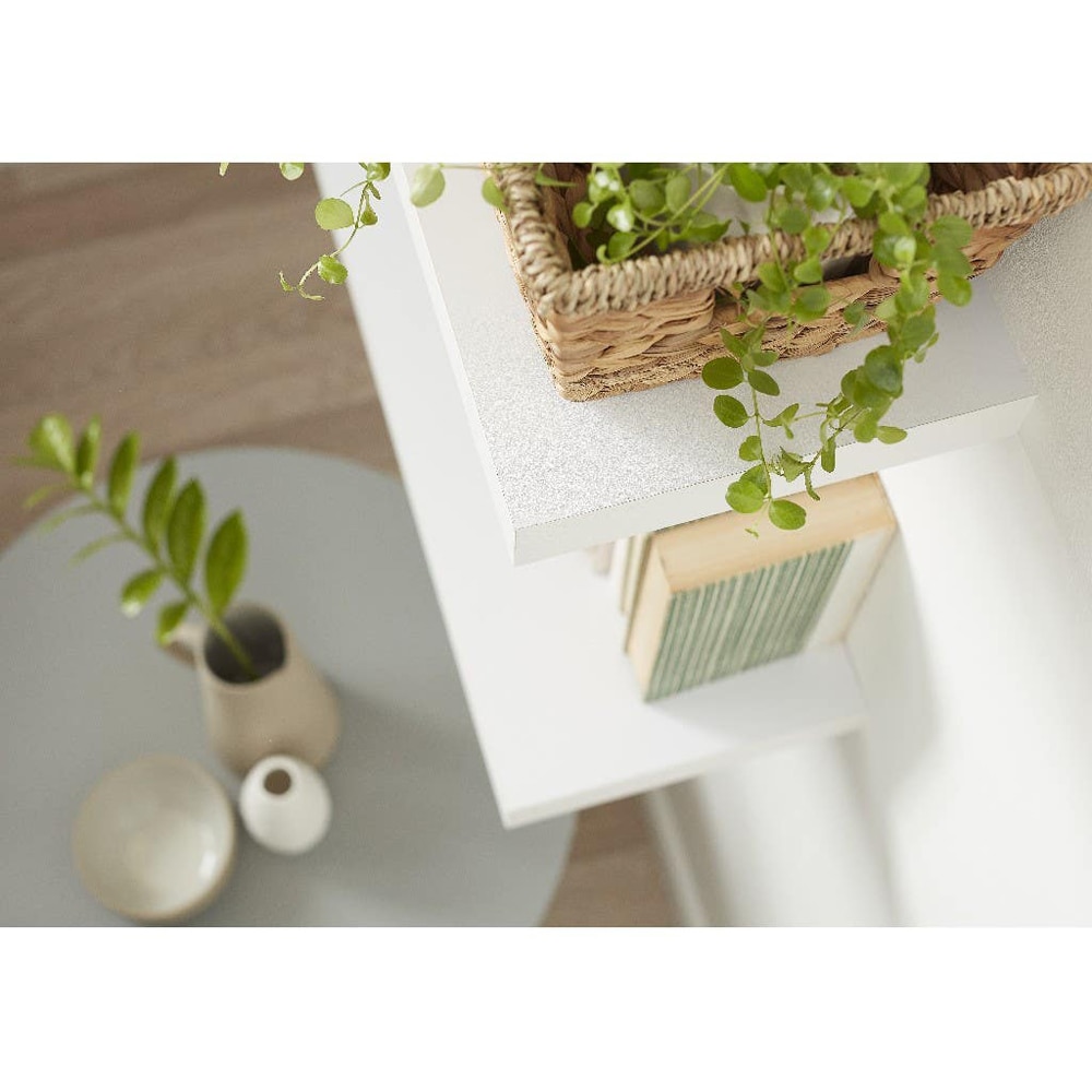 Polita GOODHOME Cusko, melamina, 30 x 23.5 x 3.8 cm, alb