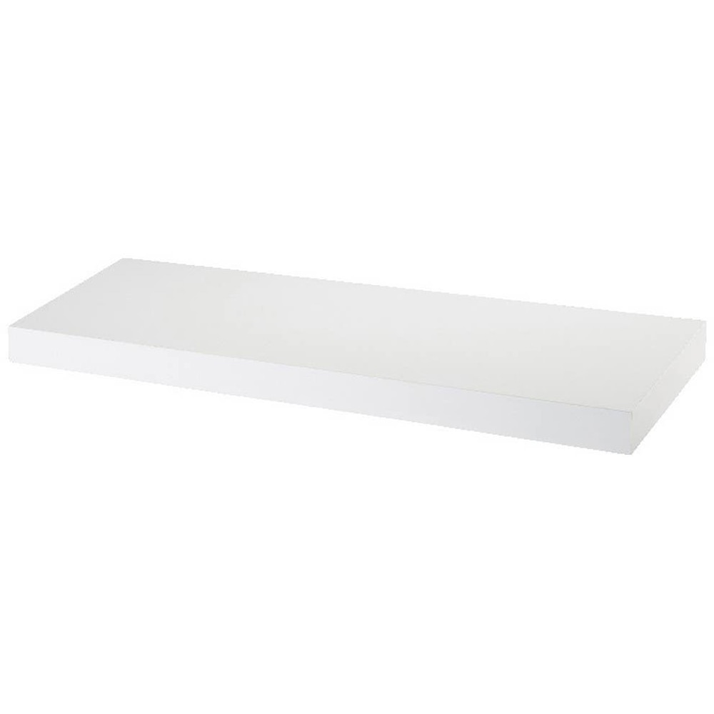 Polita GOODHOME Cusko, melamina, 60 x 23.5 x 3.8 cm, alb