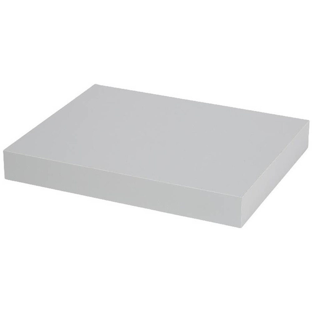 Polita GOODHOME Cusko, melamina, 30 x 23.5 x 3.8 cm, argintiu