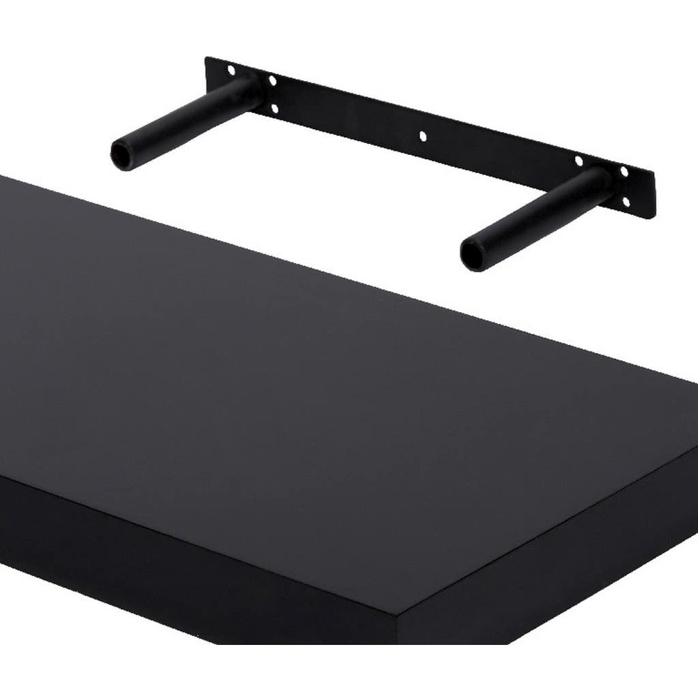 Polita GOODHOME Cusko, melamina, 30 x 23.5 x 3.8 cm, negru