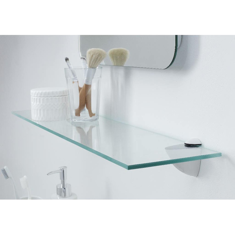 Polita GOODHOME Deco Eono, sticla, 60 x 15 x 0.5 cm, transparent