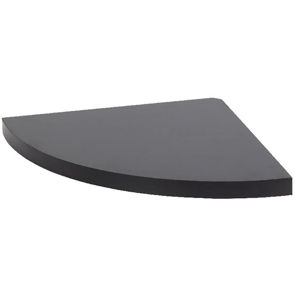 Polita GOODHOME Rigga, melamina, 25 x 25 x 2 cm, negru