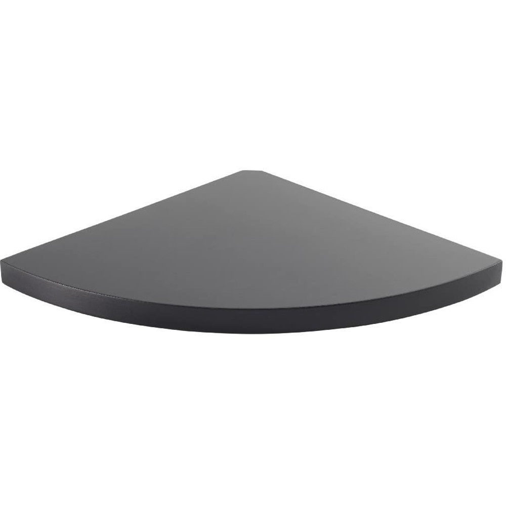 Polita GOODHOME Rigga, melamina, 25 x 25 x 2 cm, negru