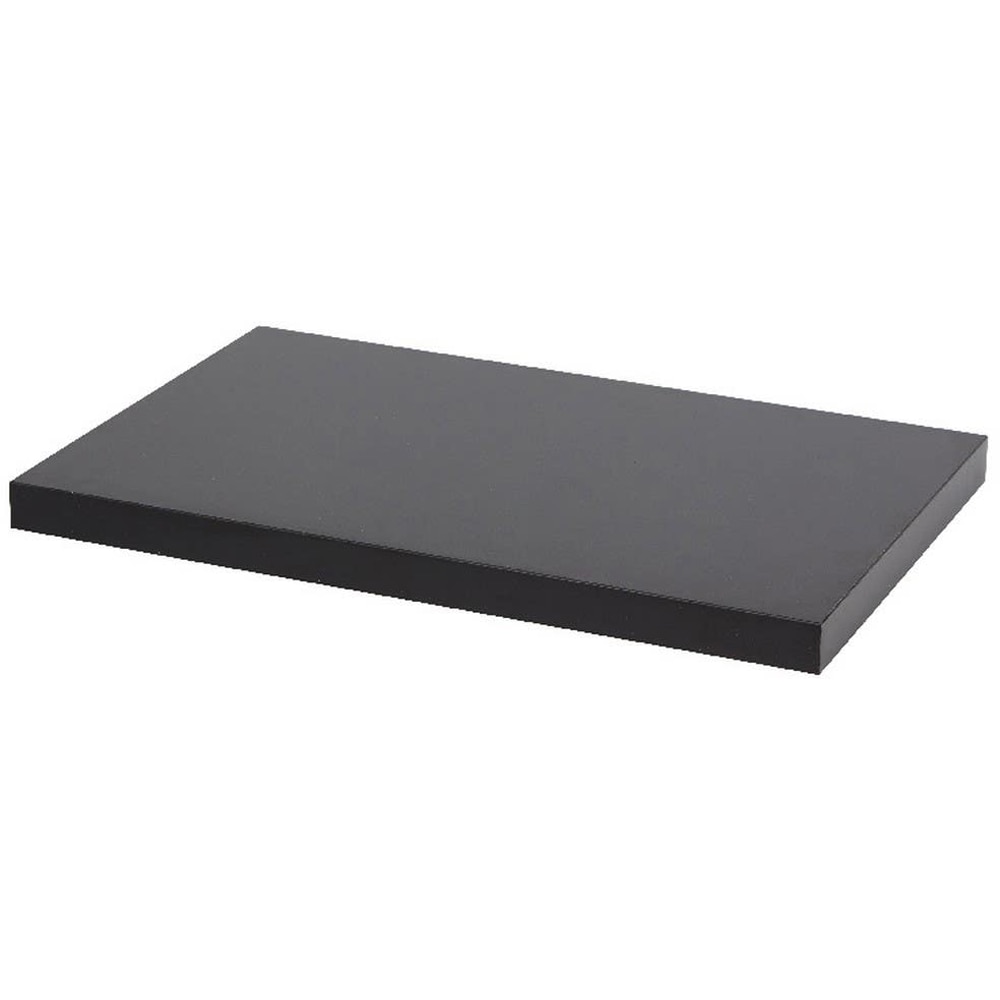 Polita GOODHOME Rigga, melamina, 30 x 19 x 1.8 cm, negru