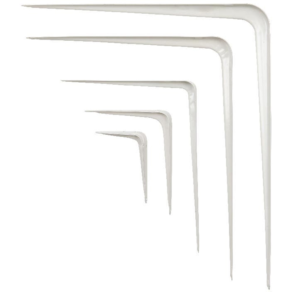 Suport raft GOODHOME NN, otel, 10.1 x 3.2 x 7.6 cm, alb