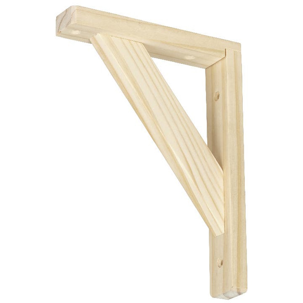 Suport raft GOODHOME Timber, lemn, 20 x 3 x 15 cm, maro