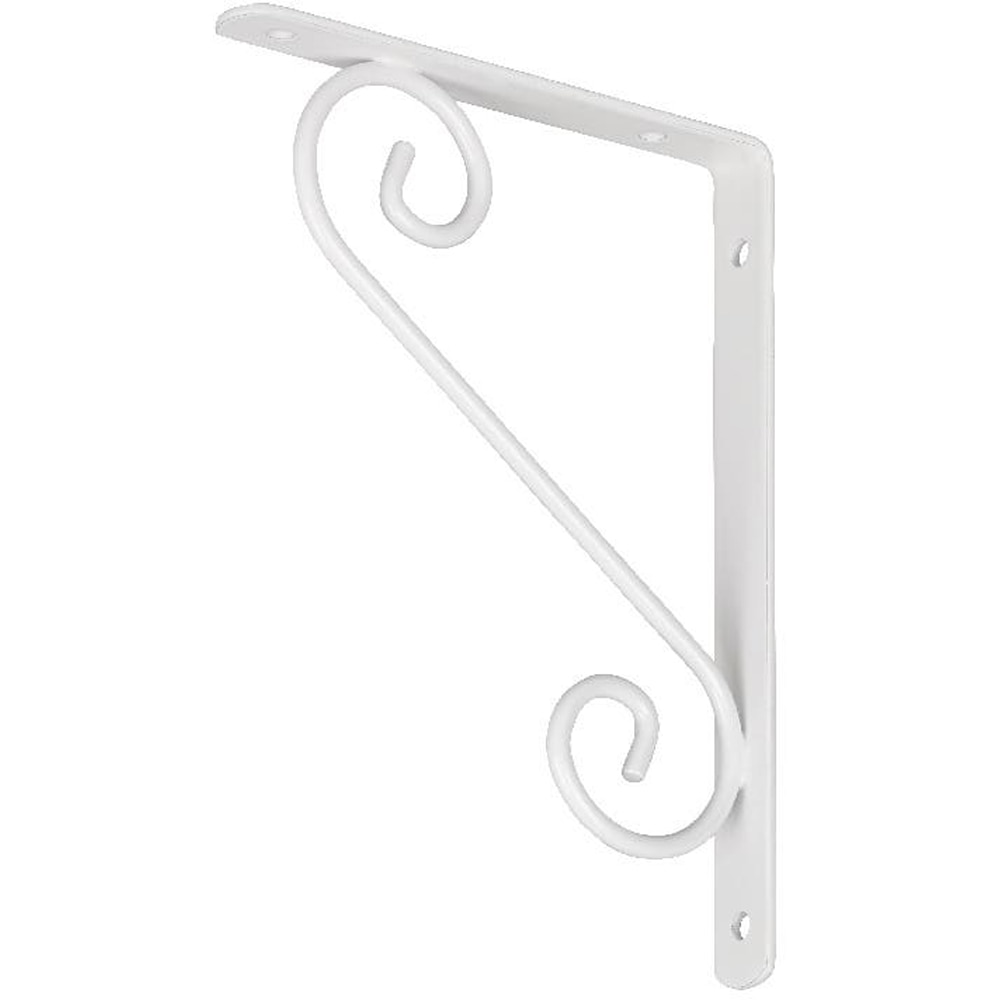 Suport raft GOODHOME Antik, otel, 20 x 2 x 15 cm, alb