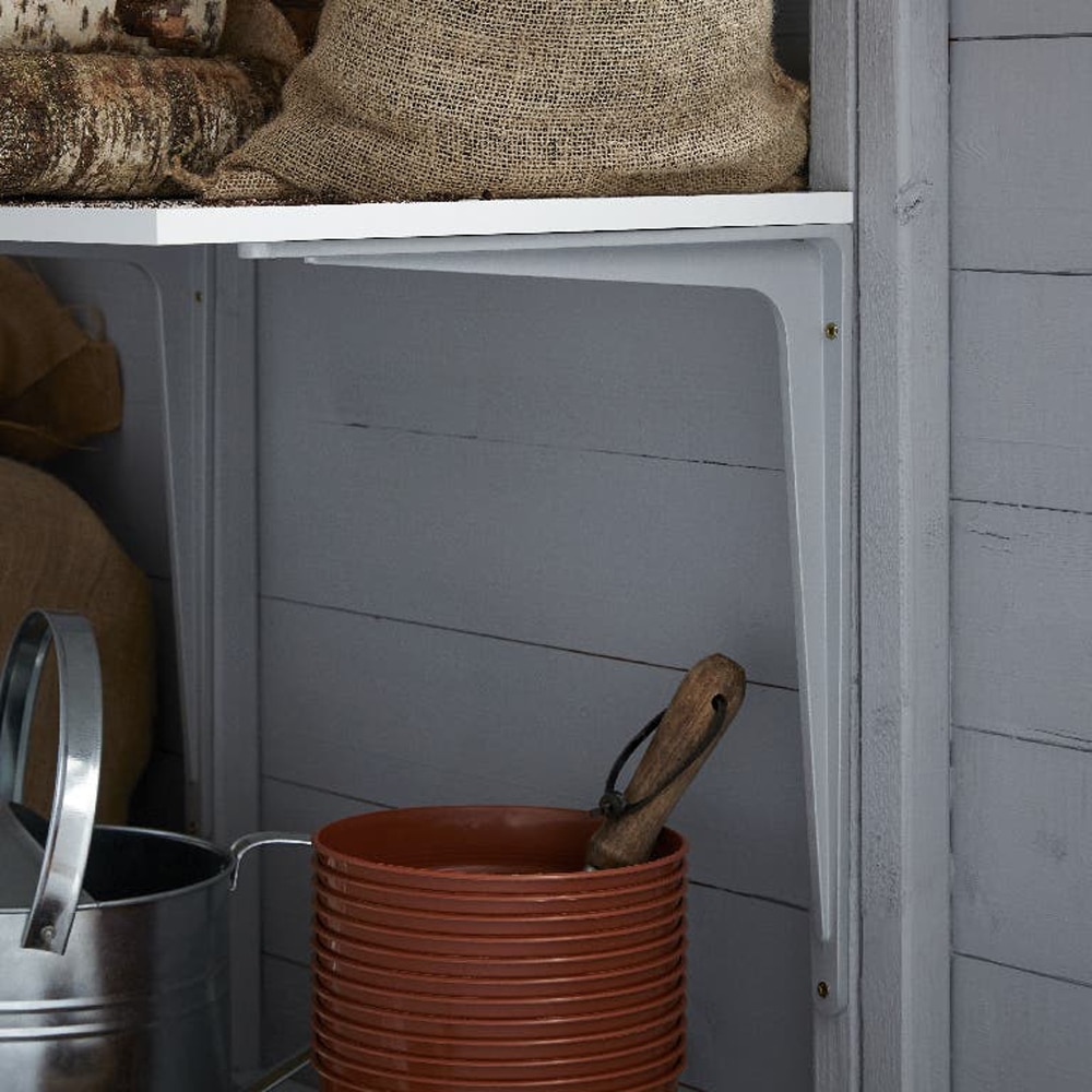 Suport raft GOODHOME, aluminiu, 45 x 4 x 40 cm, gri