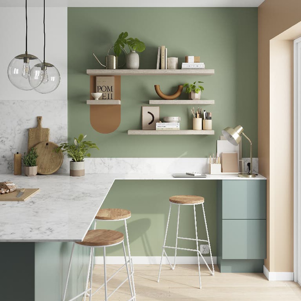 Polita GOODHOME Cusko, melamina, 30 x 23.5 x 3.8 cm, stejar