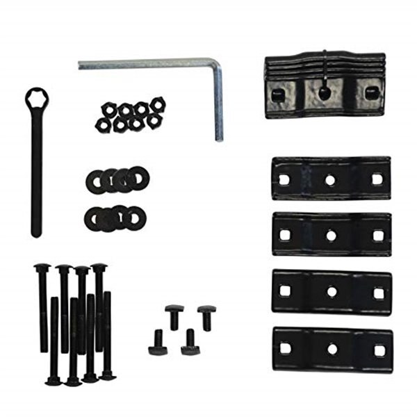 Kit prindere suport auto ski/snowboard MENABO Silver Ice, Frozen Alu