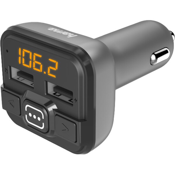 Modulator FM HAMA 14164, Bluetooth, MicroSD, USB, negru