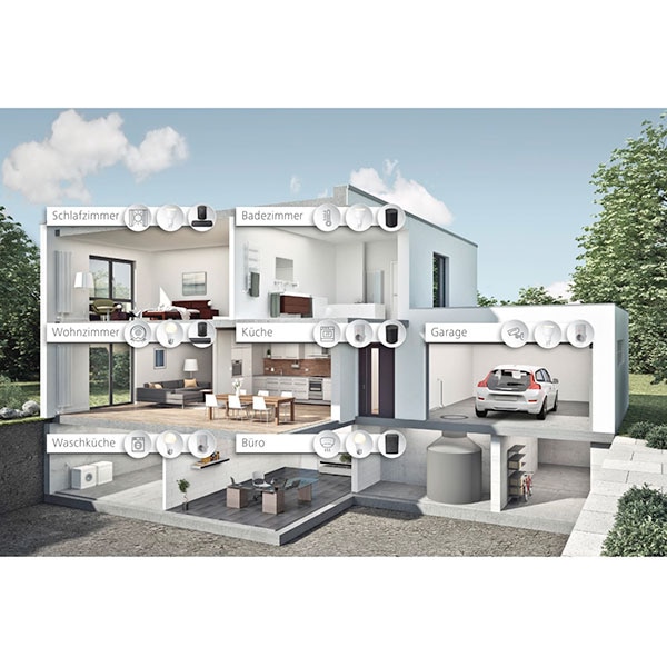 Senzor de miscare HAMA 176554, Wi-Fi, alb