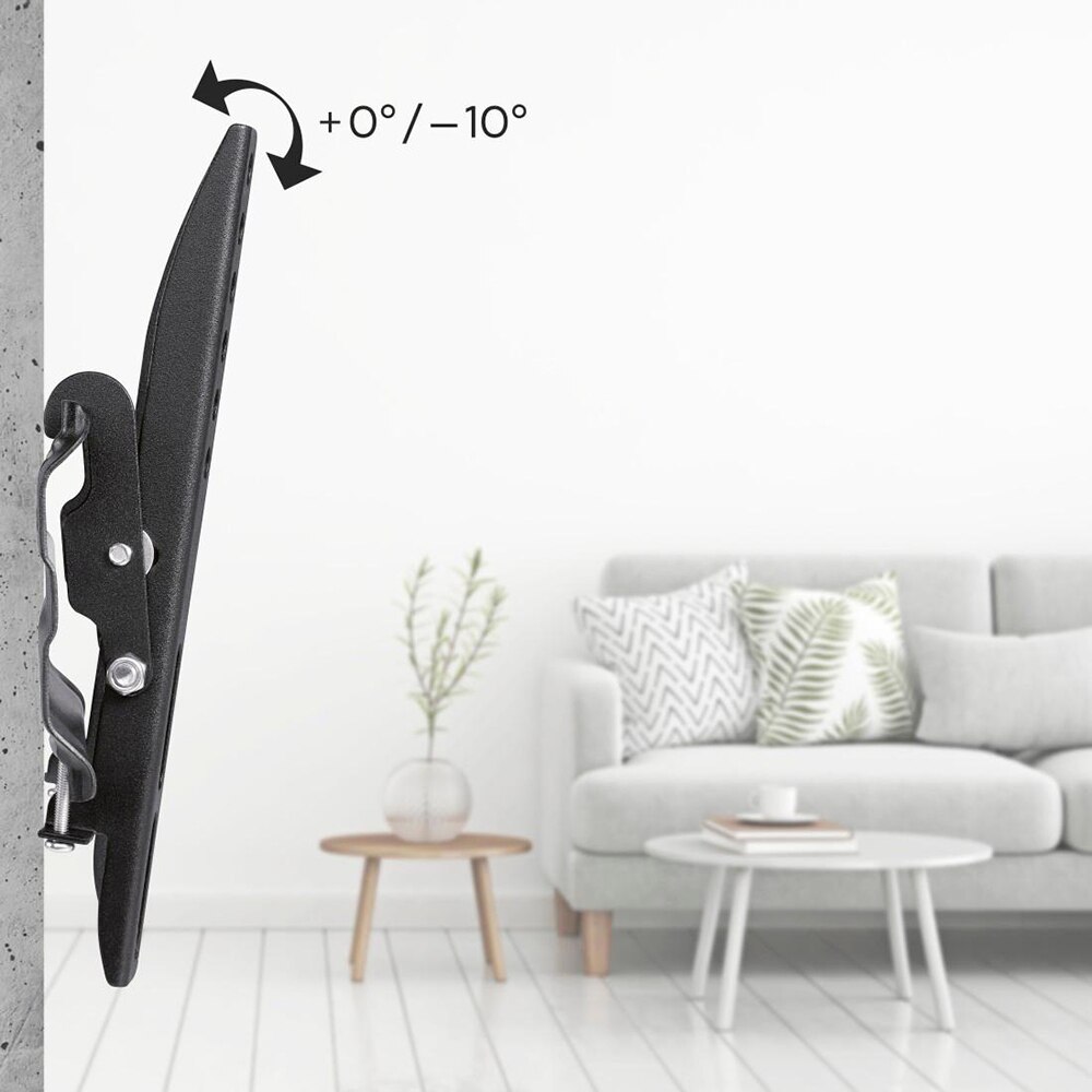 Suport TV perete HAMA 220806, reglabil, 19-48", 25kg, negru