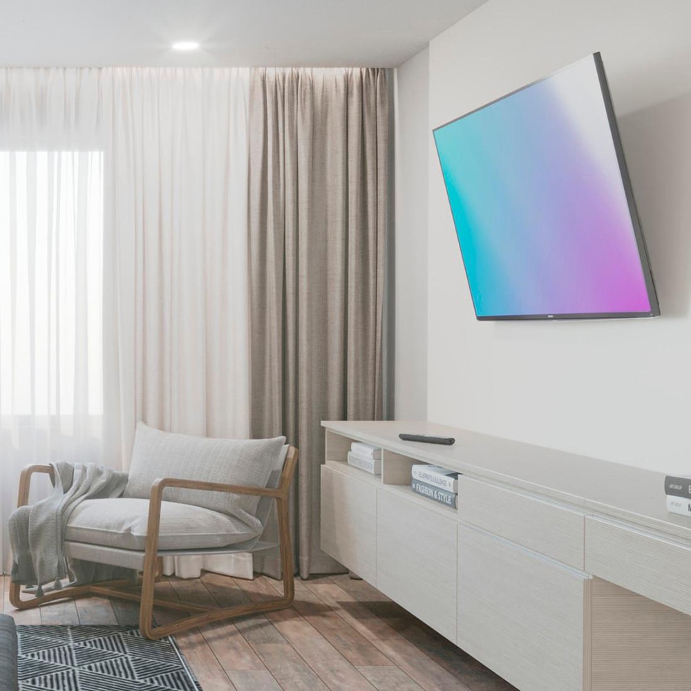 Suport TV perete HAMA 220808, reglabil, 32-75", 40kg, negru