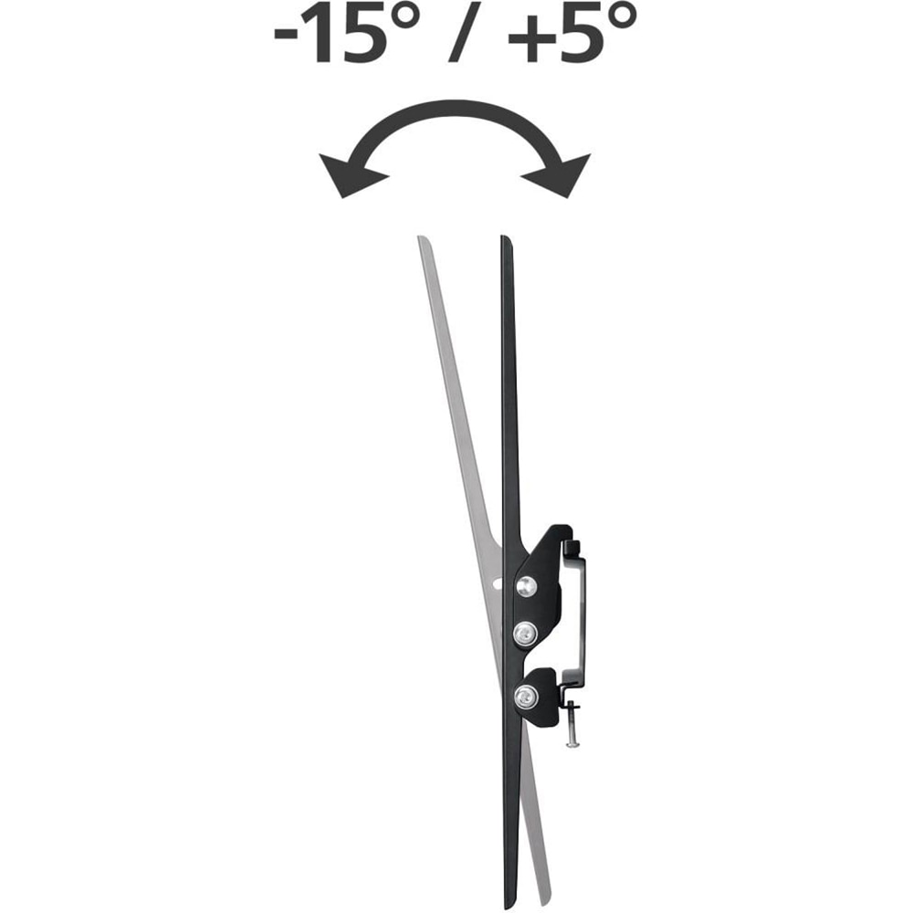 Suport TV perete HAMA 220808, reglabil, 32-75", 40kg, negru