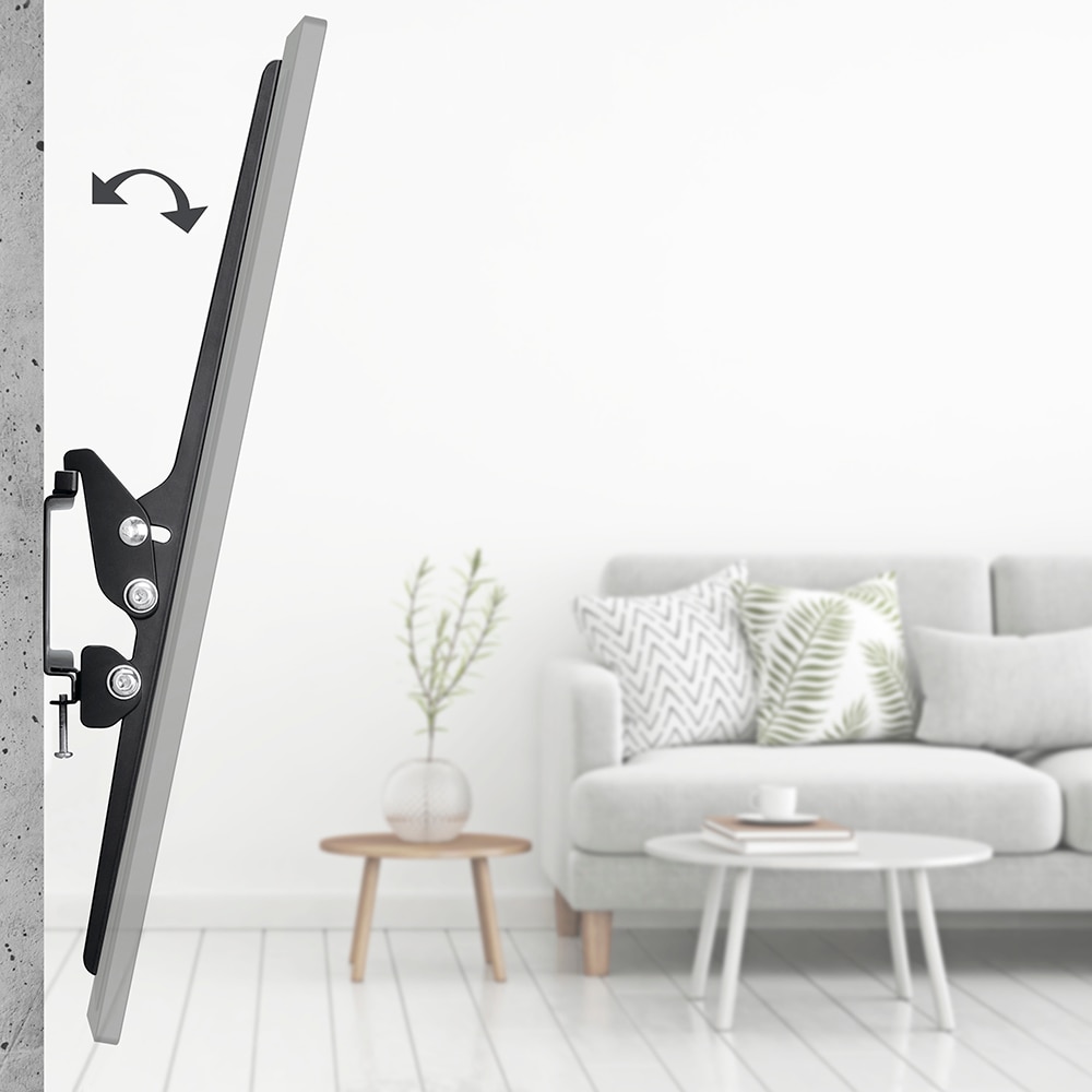 Suport TV perete HAMA 220808, reglabil, 32-75", 40kg, negru