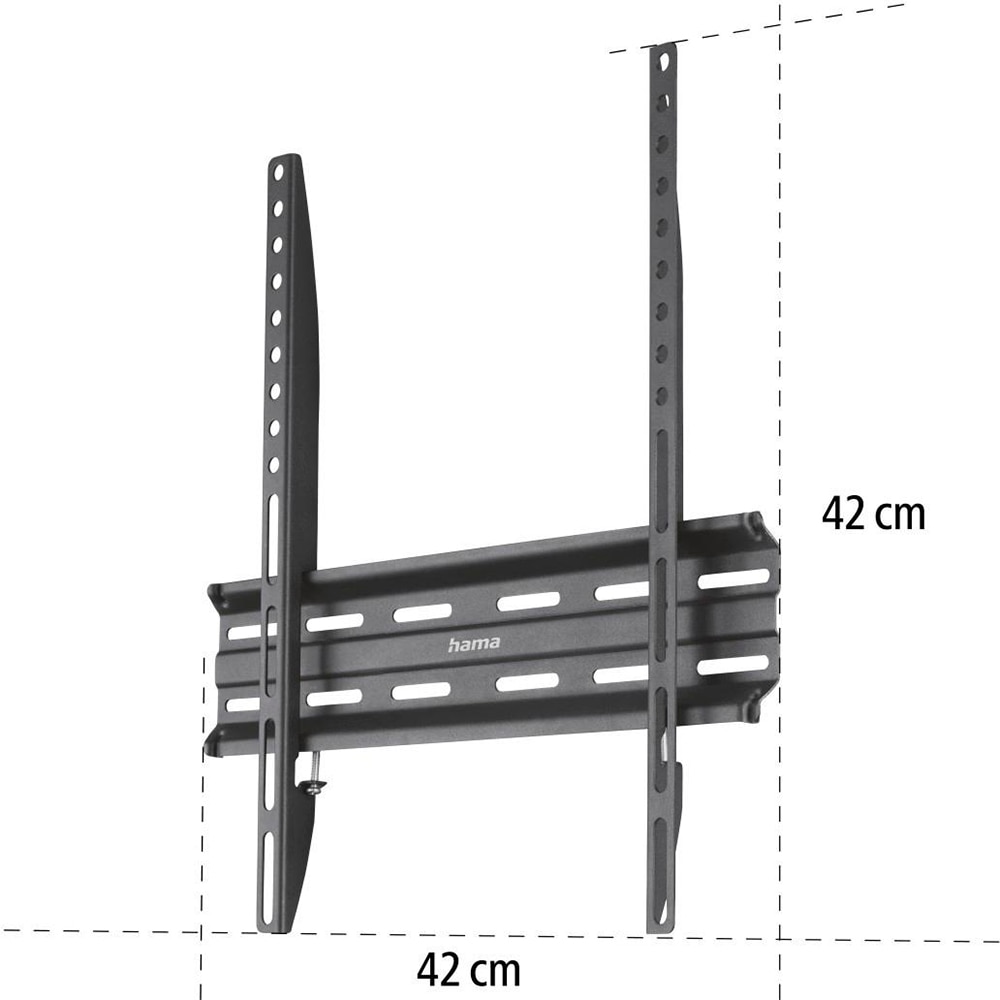 Suport TV perete HAMA 220809, fix, 32-65", 35kg, negru