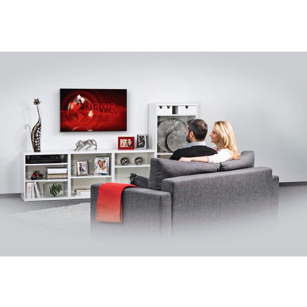 Suport TV perete HAMA 220811, fix, 32-75", 40kg, negru