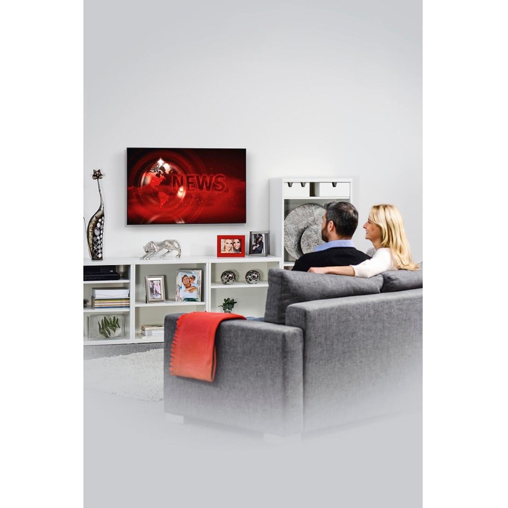 Suport TV perete HAMA 220811, fix, 32-75", 40kg, negru