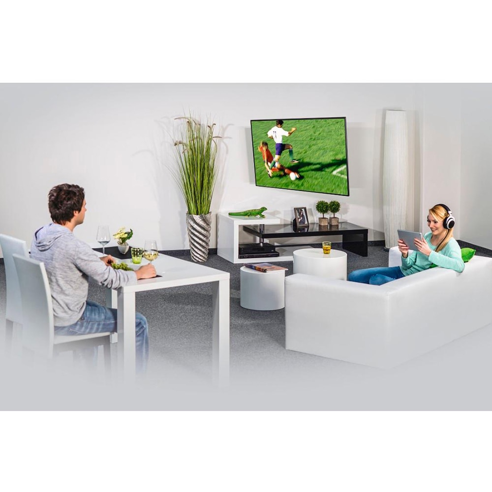 Suport TV perete HAMA 220821, reglabil, 19-48", 20kg, negru