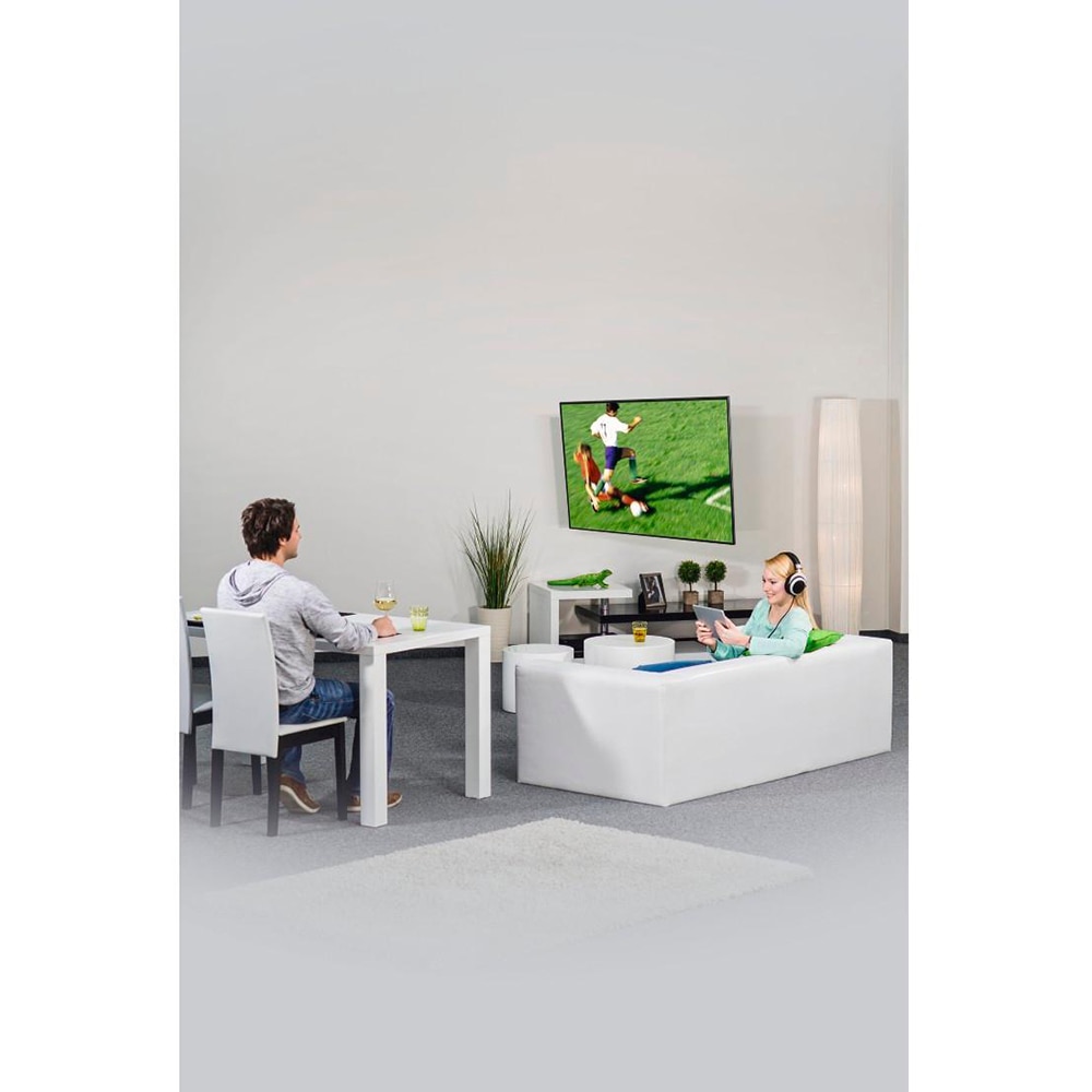 Suport TV perete HAMA 220821, reglabil, 19-48", 20kg, negru