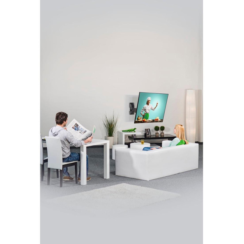 Suport TV perete HAMA 220821, reglabil, 19-48", 20kg, negru