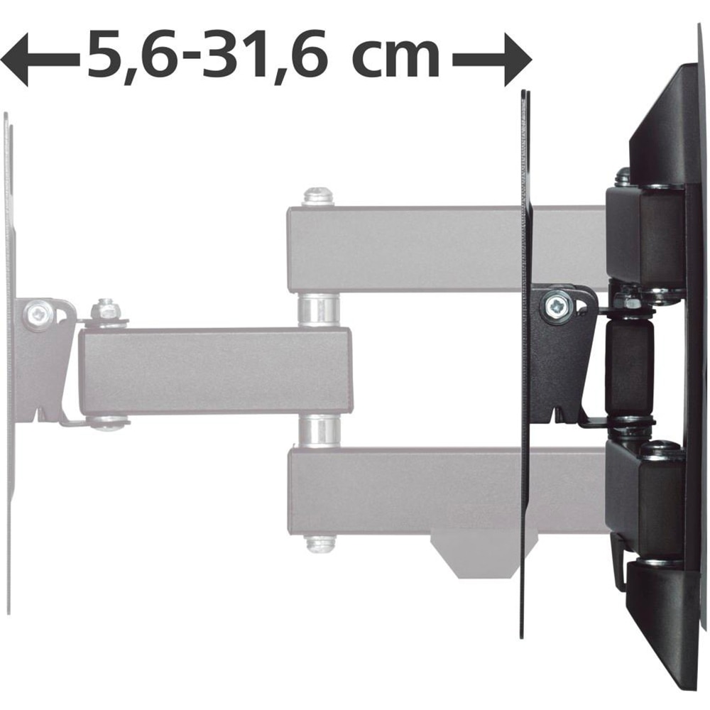 Suport TV perete HAMA 220822, Mobil, 19-48", 20kg, negru