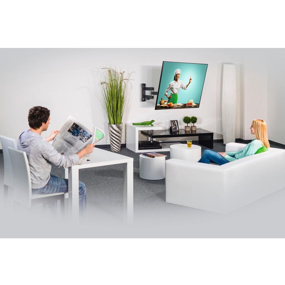 Suport TV perete HAMA 220824, Mobil, 32-65", 25kg, negru