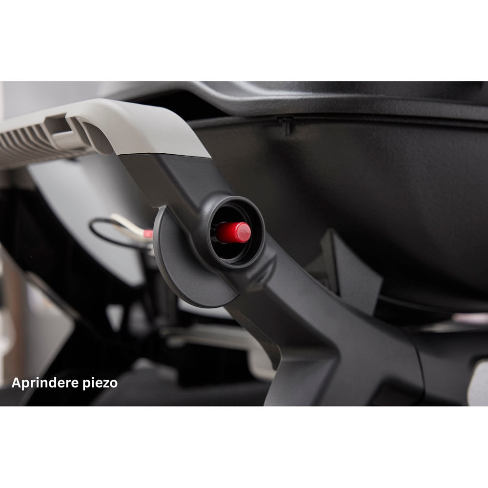 Gratar gaz WEBER Q 1100N, regulator, negru