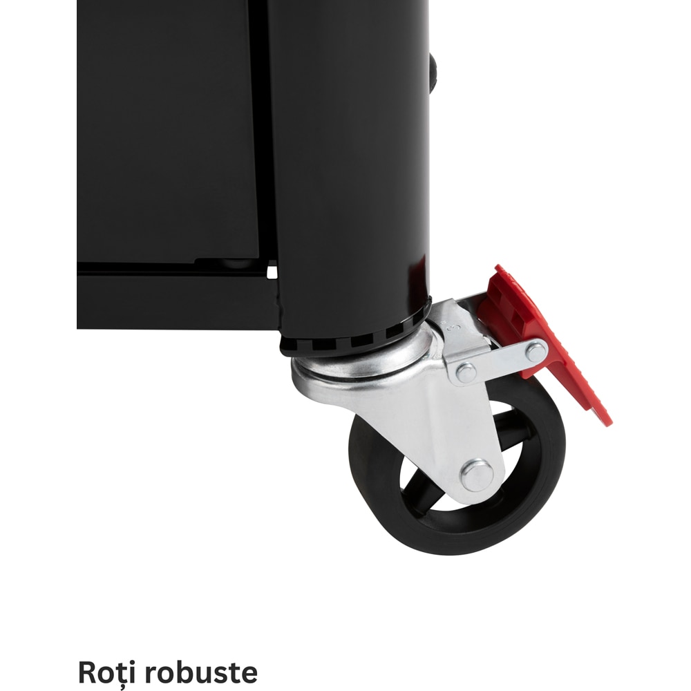 Gratar pe gaz WEBER Genesis E-415, regulator, 4 arzatoare, negru