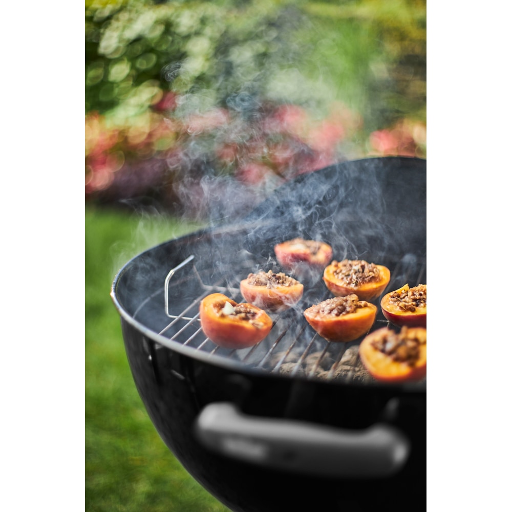 Gratar carbune WEBER Kettle Original, 57 cm, 1 suprafata, 2 roti, negru