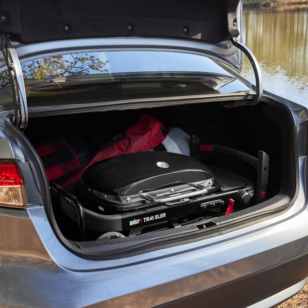 Gratar pe gaz WEBER Traveler Compact, 3.2 kW, 1 suprafata, negru