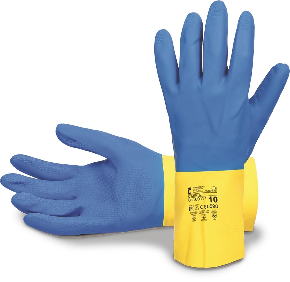 Manusi latex neopren, marimea 10, Caspia