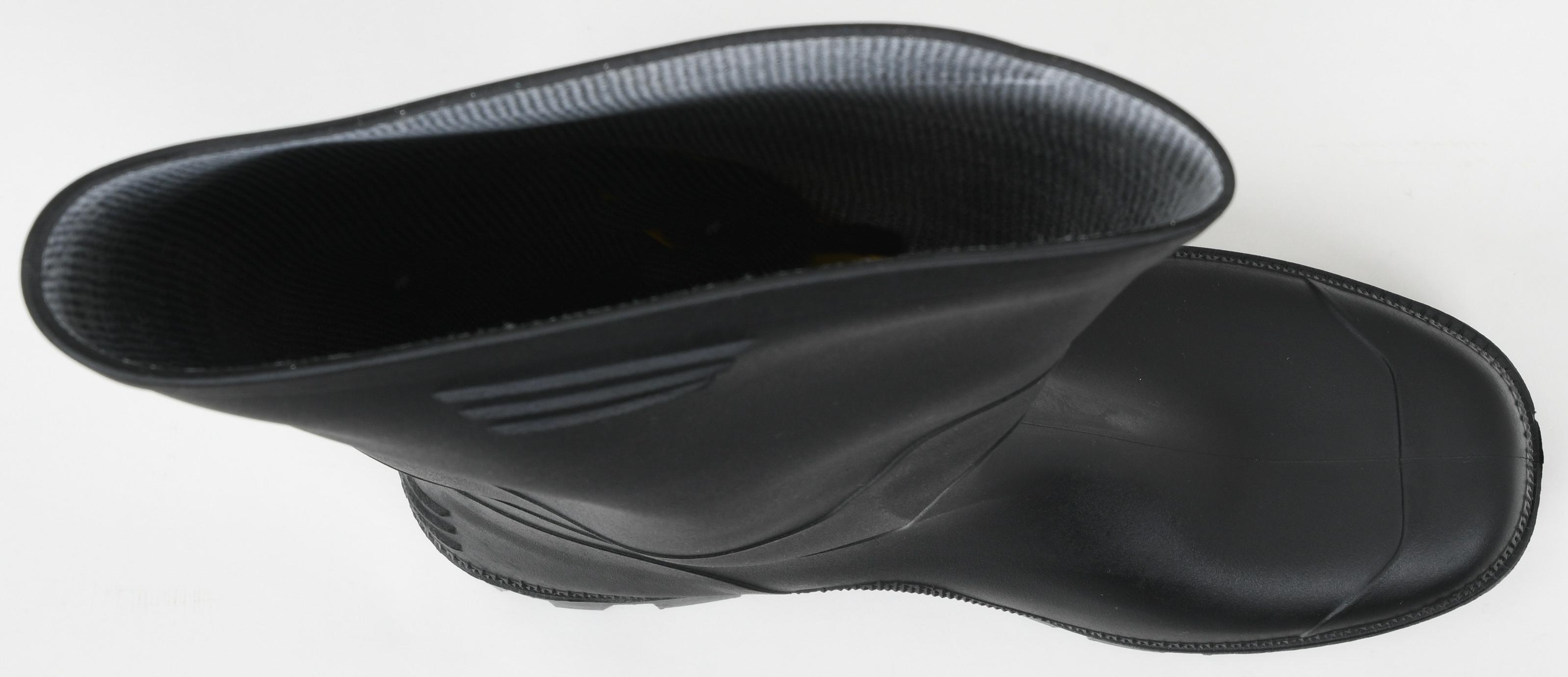 Cizme inalte, PVC, negru, marimea 40  Ginocchio