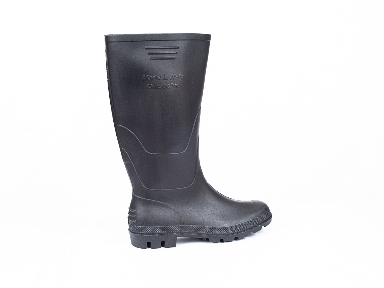 Cizme inalte, PVC, negru, marimea 40  Ginocchio