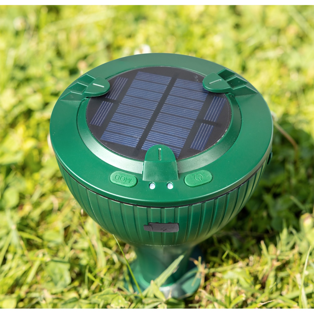 Dispozitiv anti-cartite si anti-rozatoare Windhager Mole Stop Solar Plus, pentru exterior, verde