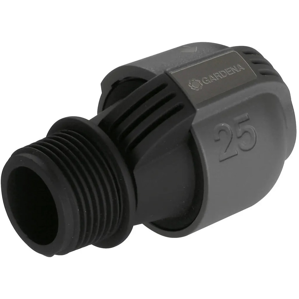 Conector GARDENA 02763 20, 1", plastic, negru
