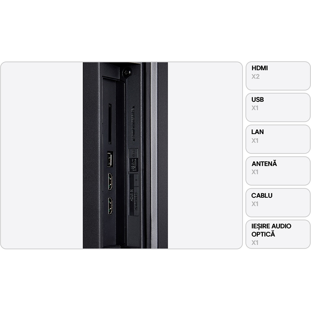 Televizor LED Smart LG 32LR60006LA, FullHD, HDR, 80cm