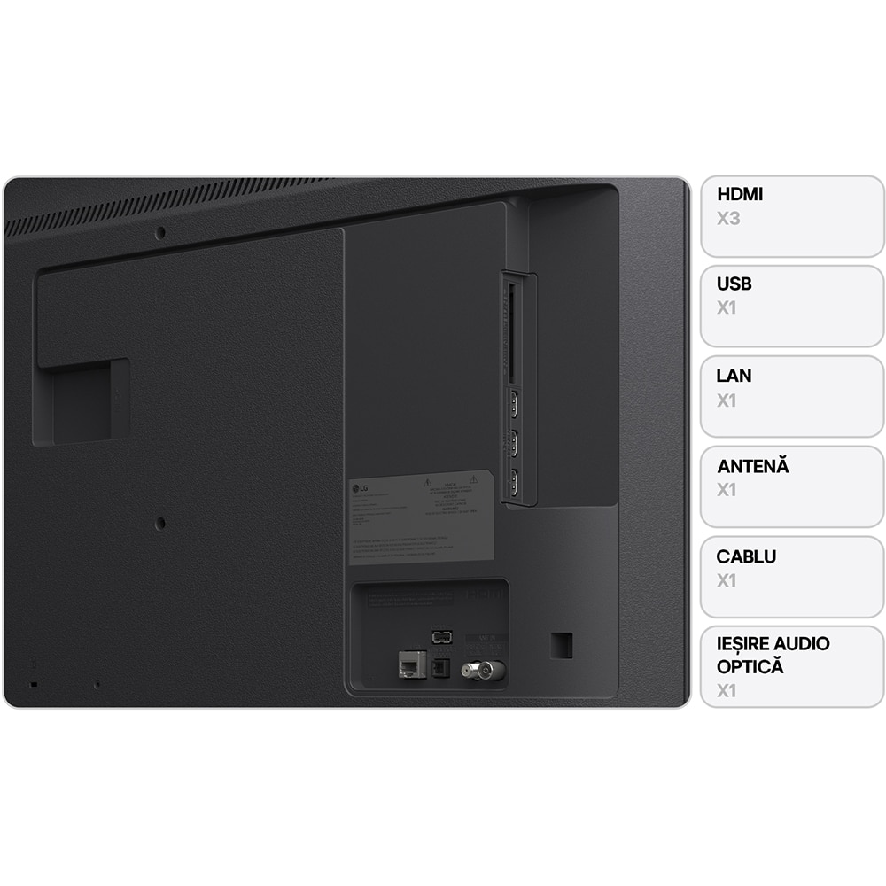 Televizor LED Smart LG 43UA75003LA, Ultra HD 4K, HDR, 108cm