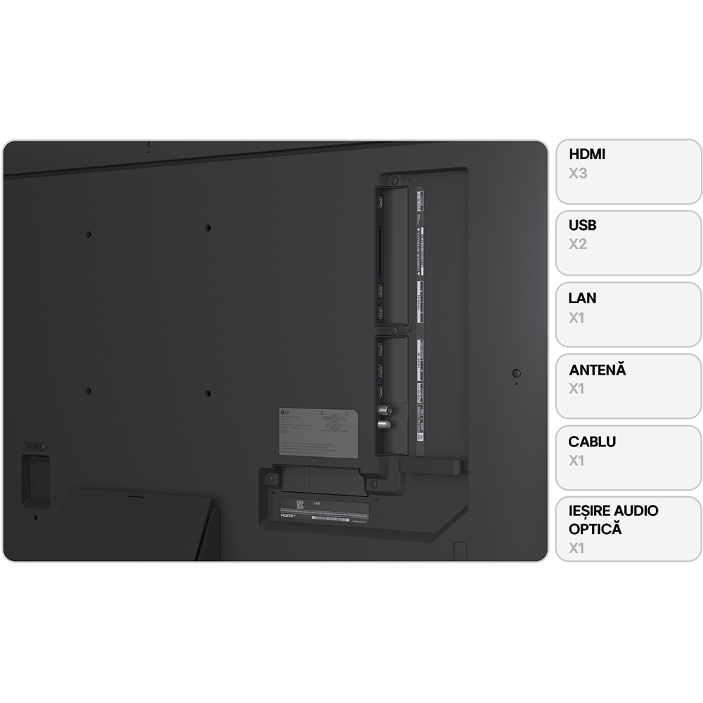 Televizor QNED Evo Smart LG 50QNED86A3C, Ultra HD 4K, HDR, 126cm