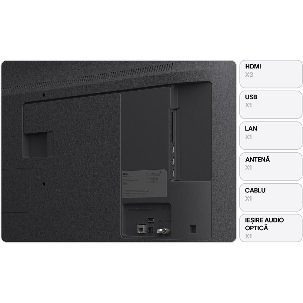 Televizor LED Smart LG 55UA75003LA, Ultra HD 4K, HDR, 139cm