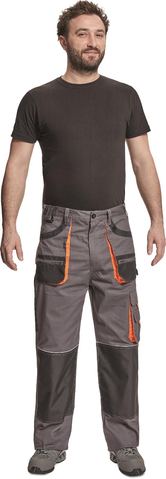 Pantaloni cu buzunare multifunctionale, marime 48, gri • Carl