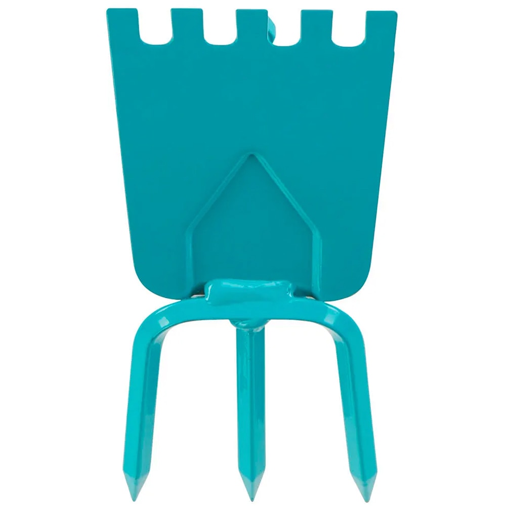 Sapaliga dreapentrua GARDENA, 3 dinti, 24 x 9 x 14cm, turcoaz