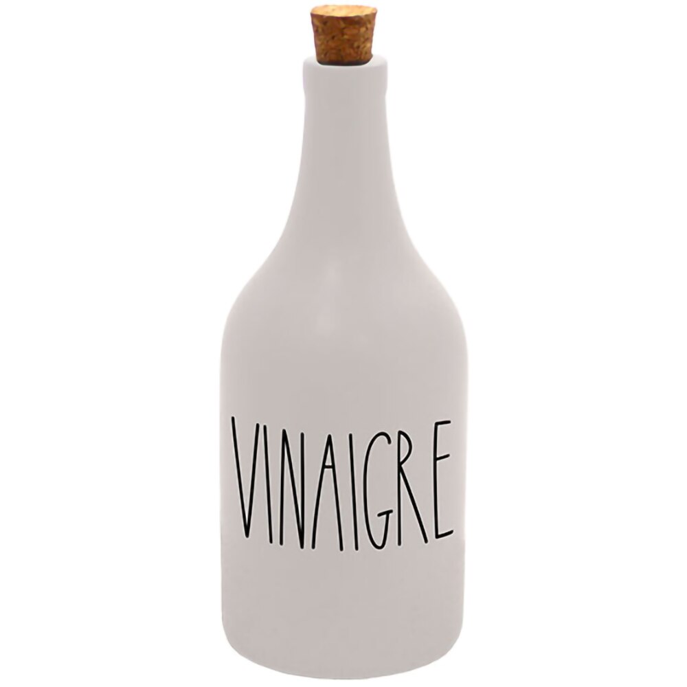 Sticla pentru otet FRANDIS 041077, ceramica, 500 ml, alb