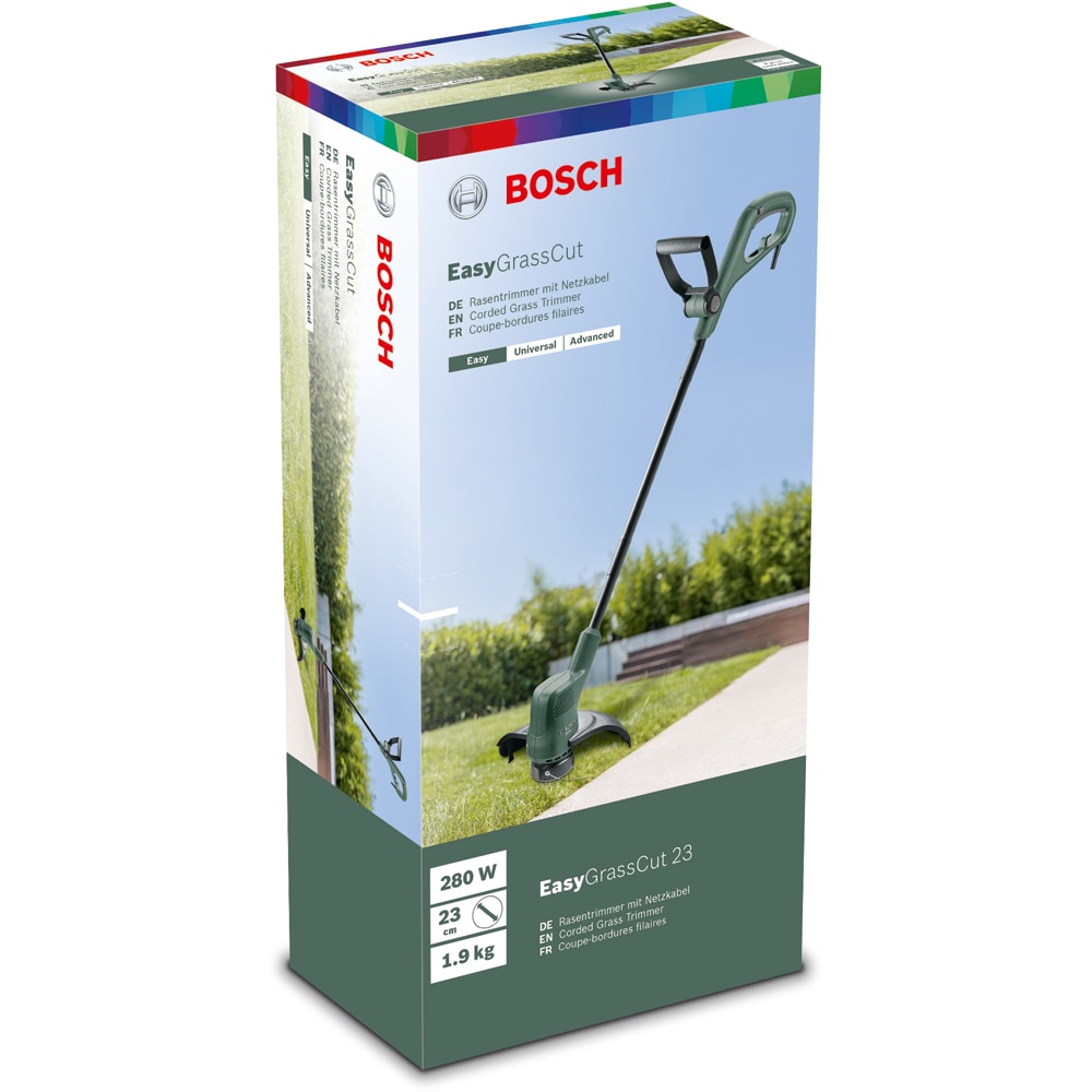Coasa electrica BOSCH EasyGrassCut 23, 280W, latime lucru 23cm, 12500rpm