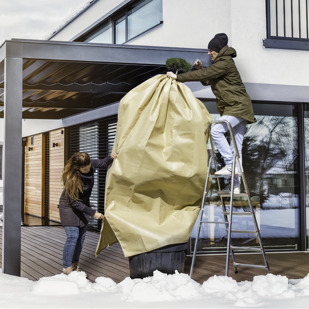 Protectie plante pentru iarna, 1.9 x 2.4 m, 140g/mp