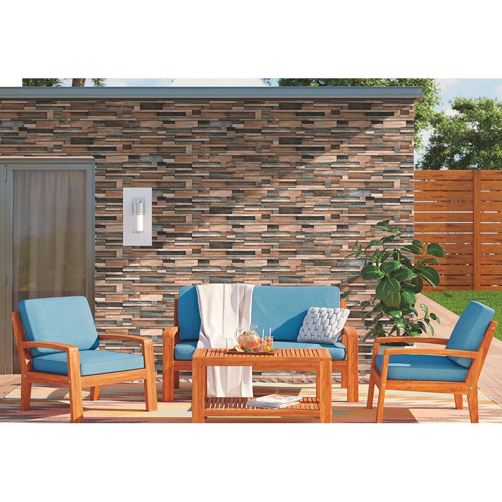 Placa murala BC1349, piatra maro, 30 x 60 cm, 10 mm, 1.08 mp/cutie