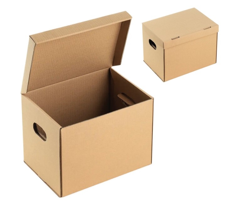 Cutie de carton, cu capac, 250 X 340 X 260 mm